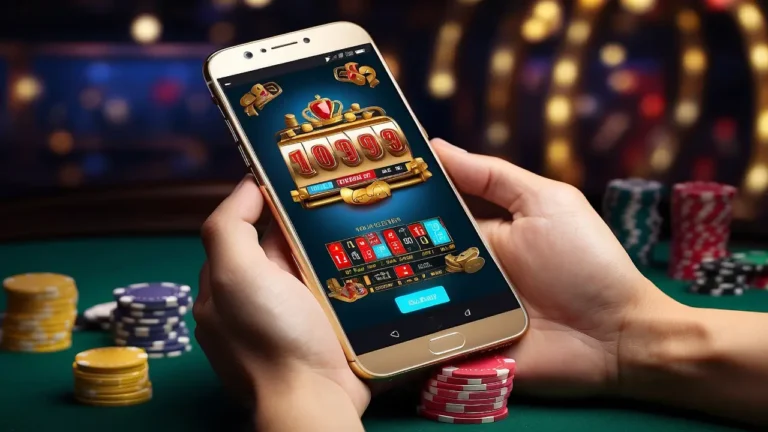 mobile casino on smartphone